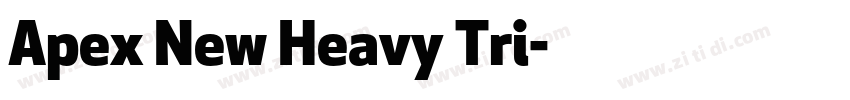 Apex New Heavy Tri字体转换
